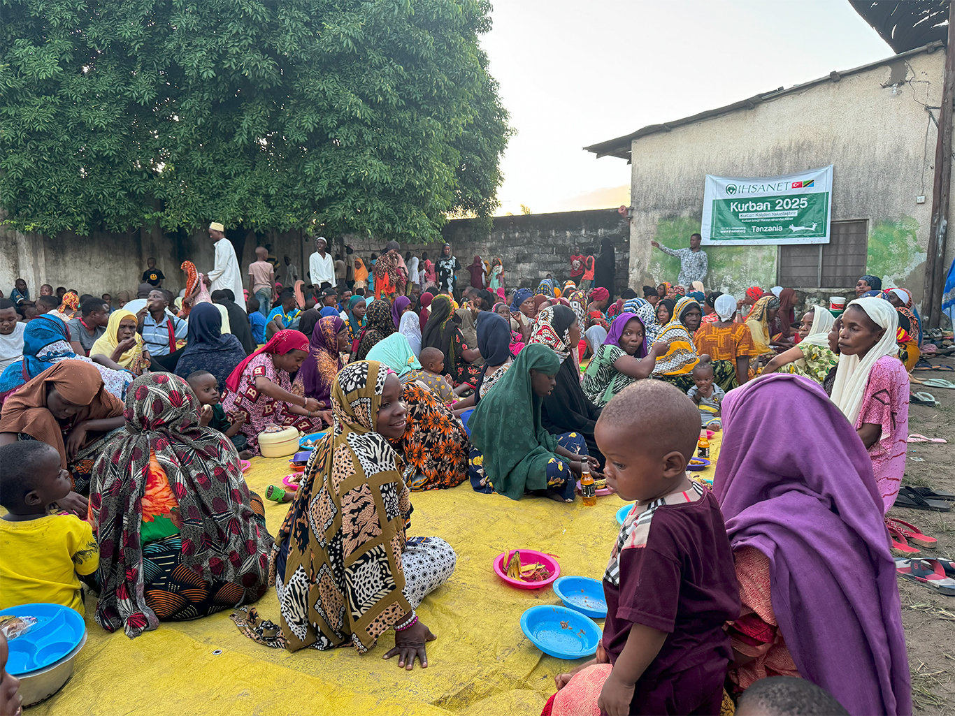 Bayram yemeği verdik